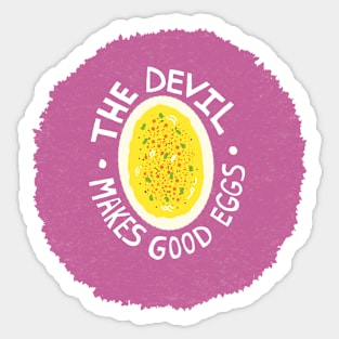 DEVILLED EGGS Sticker